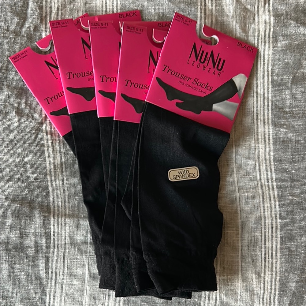 Black Trouser Socks with Spandex